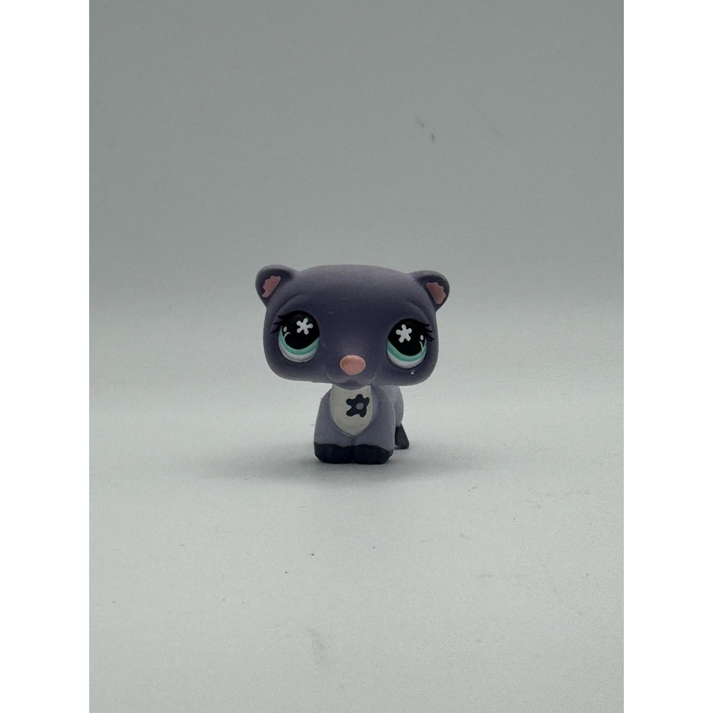Littlest Pet Shop Ferret #482 Purple Authentic Hasboro Collectible 2006